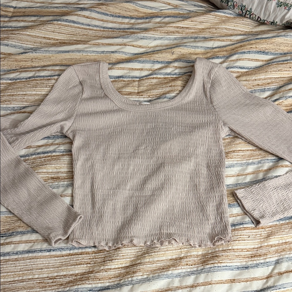 Women's Antistar textured Long Sleeve Top